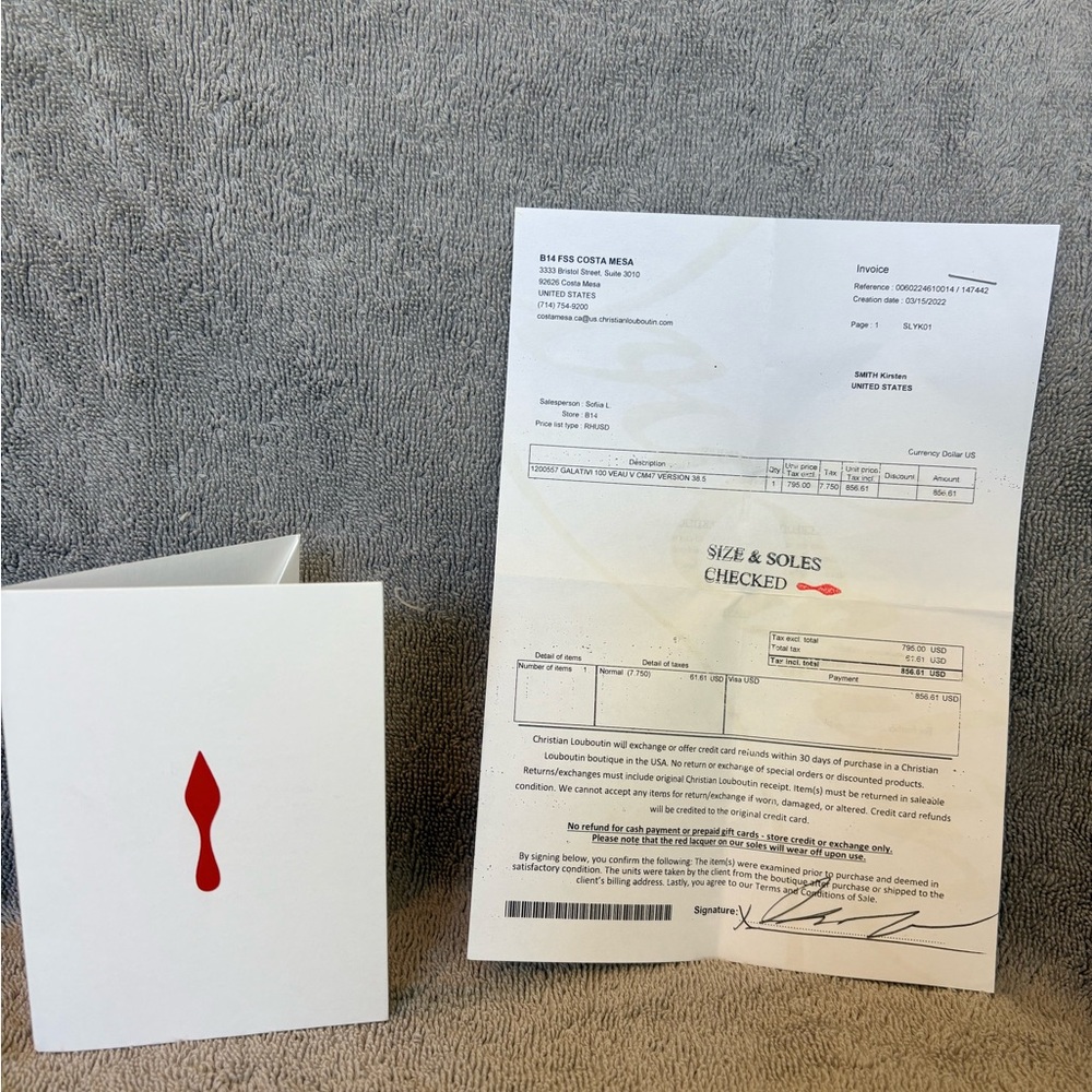 Christian Louboutin Black Mesh and Suede So Kate Pointed-Toe Pump - Picture 6 of 8